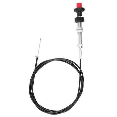 Adjustable Lock Control Cable with 2” Black Knob 10 FT Length 55204 Black New