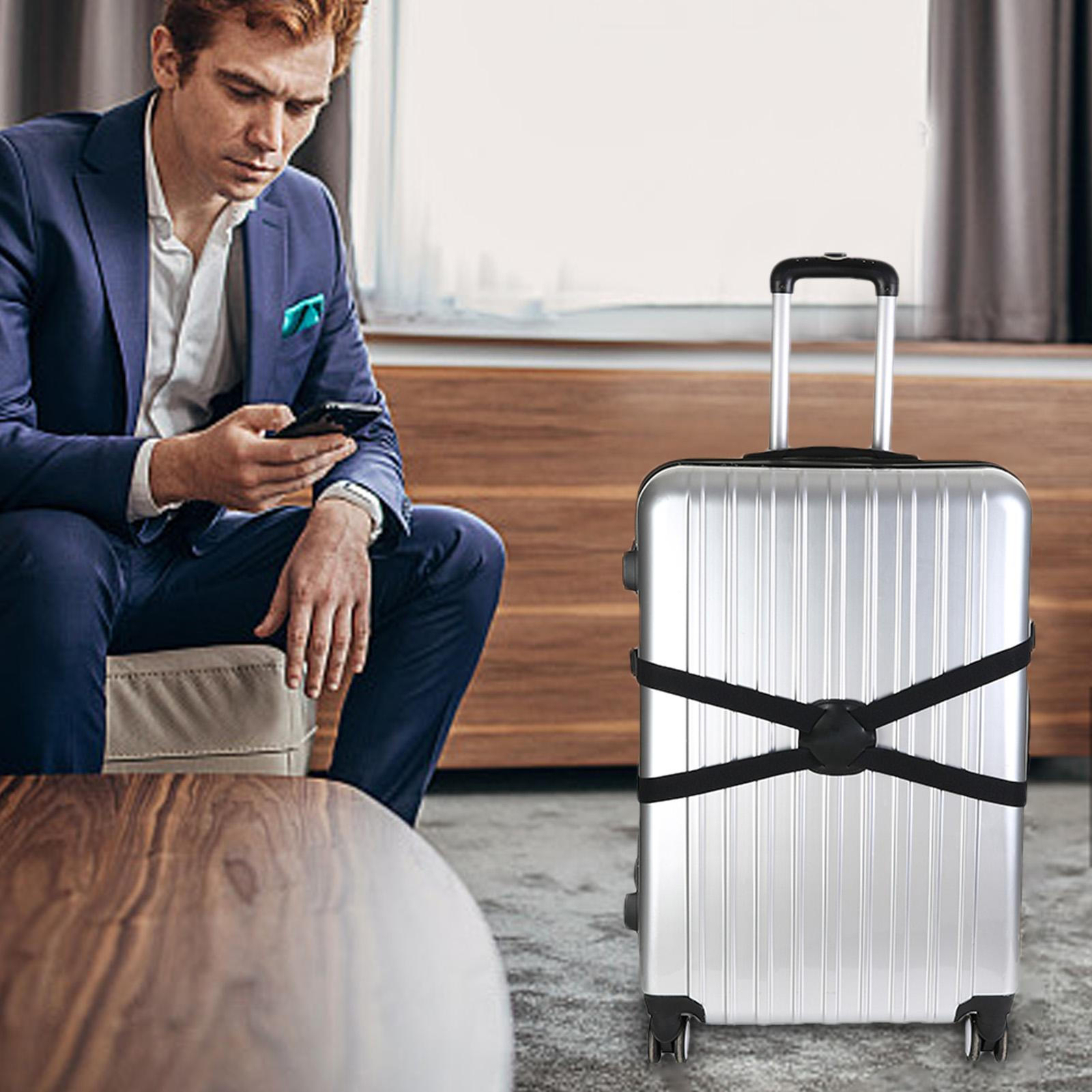 Suitcase Strap Belt Baggage Backpack Bag Package Multifuncti