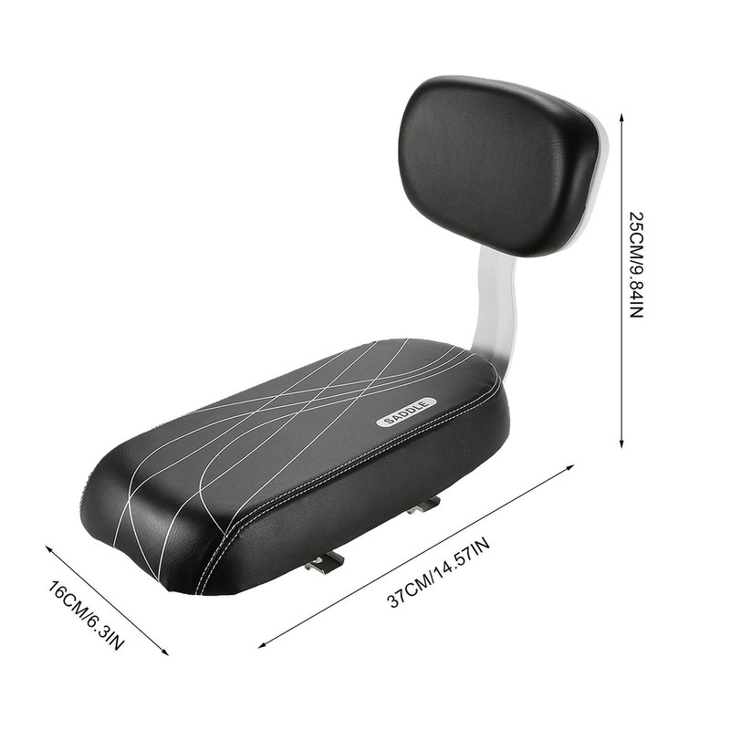 Child Bike Seat Rear Back Safety For Kids Bicycle Saddle Seats Rack Rest Cushion