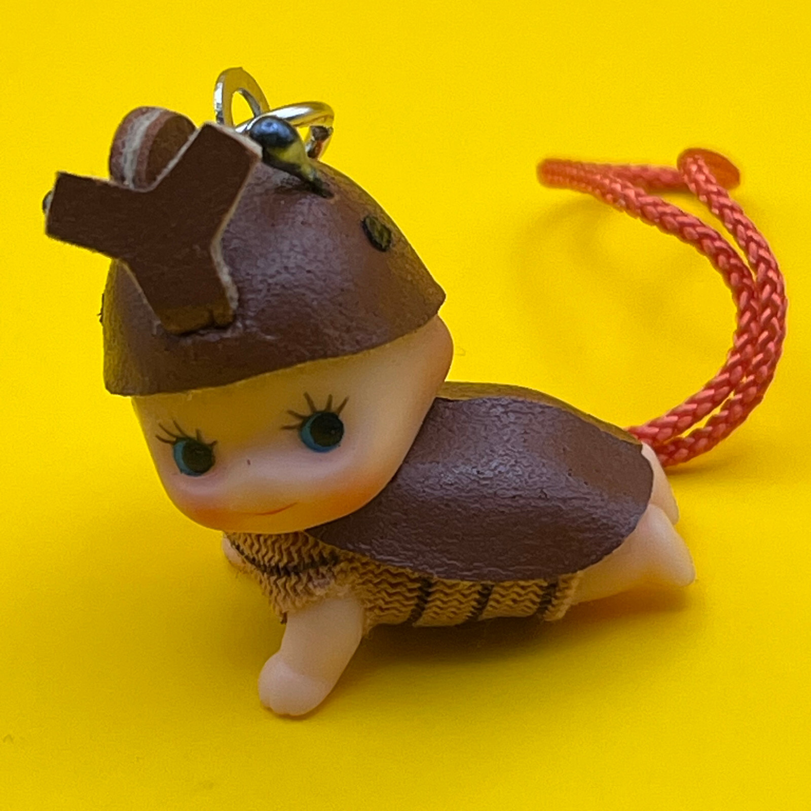きゅーぴー様 Kewpie QP Tokugawa Ieyasu Mascot Strap Figure Keychain Local