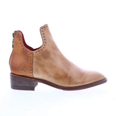 Bed Stu Dorella F346020 Женские коричневые кожаные ботильоны на молнии и ботильоны-пинетки