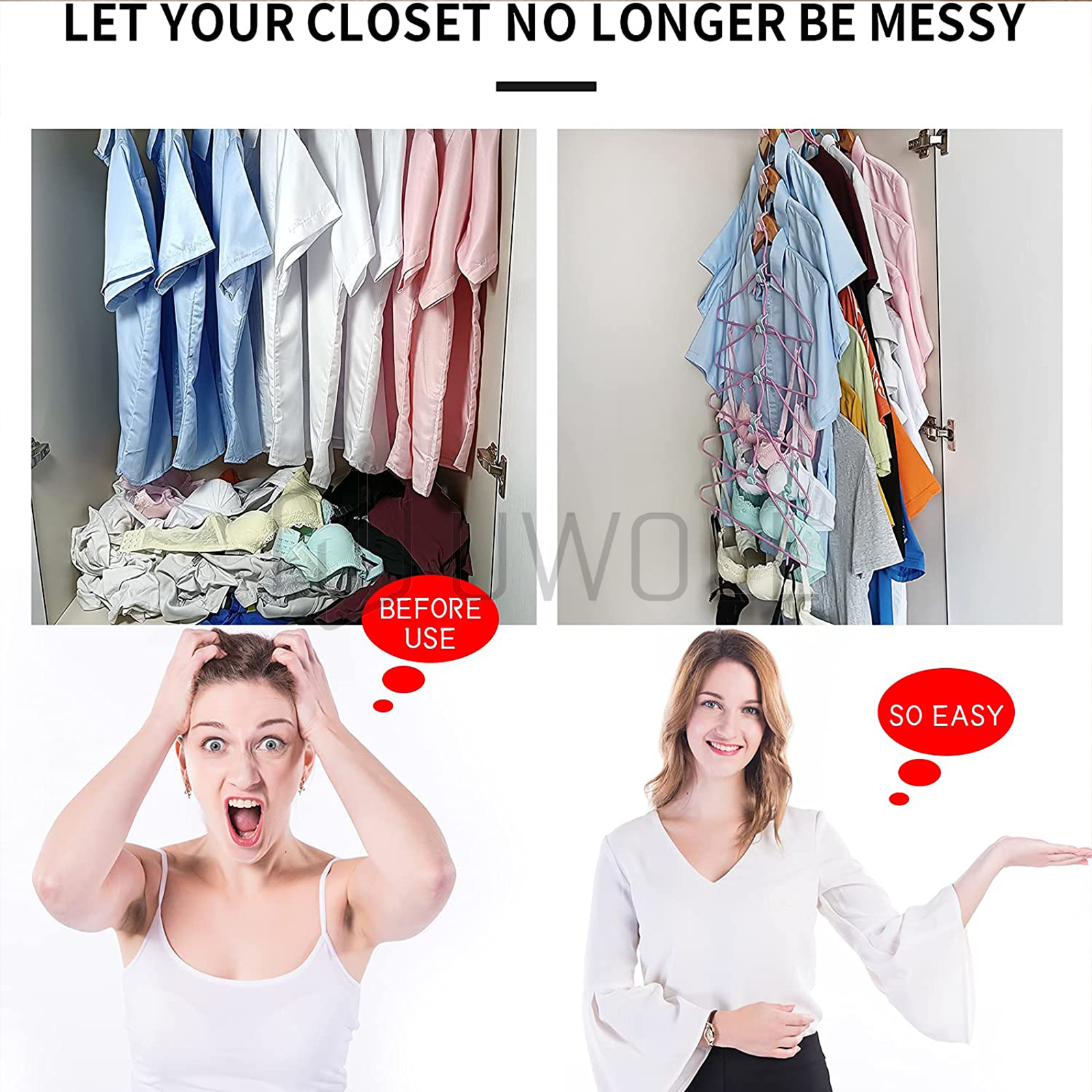 120 Pcs Clothes Hanger Connector Hooks Closet Hanger Organizer Space-saving Clip