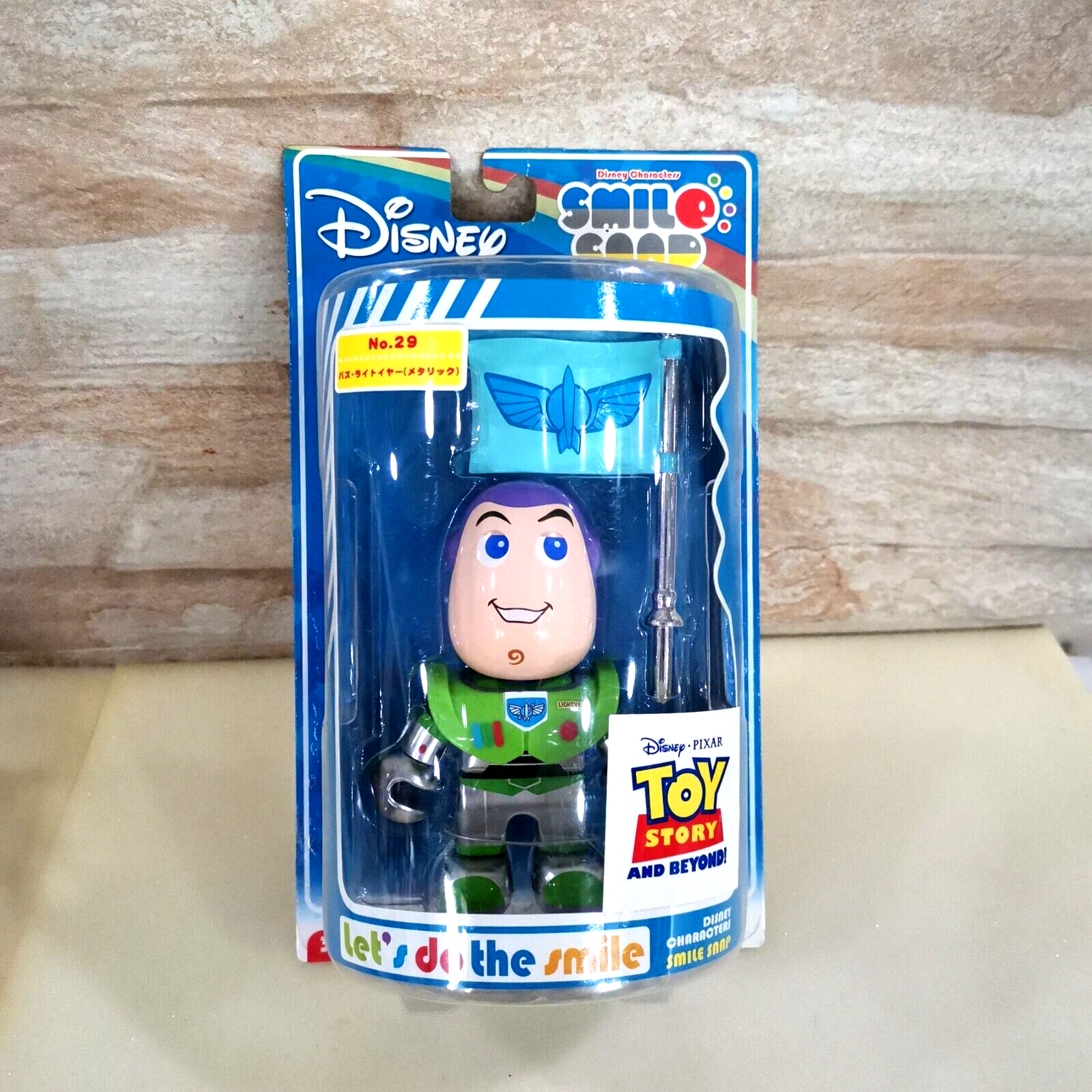 Disney Buzz Lightyear Metallic Toy Story Smile Figure Arm
