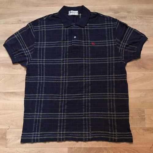 【Burberry】Vネック ポロシャツ　vintage Burberry】Vネック ポロシャツ vintage BURBERRY'S バーバリーズ