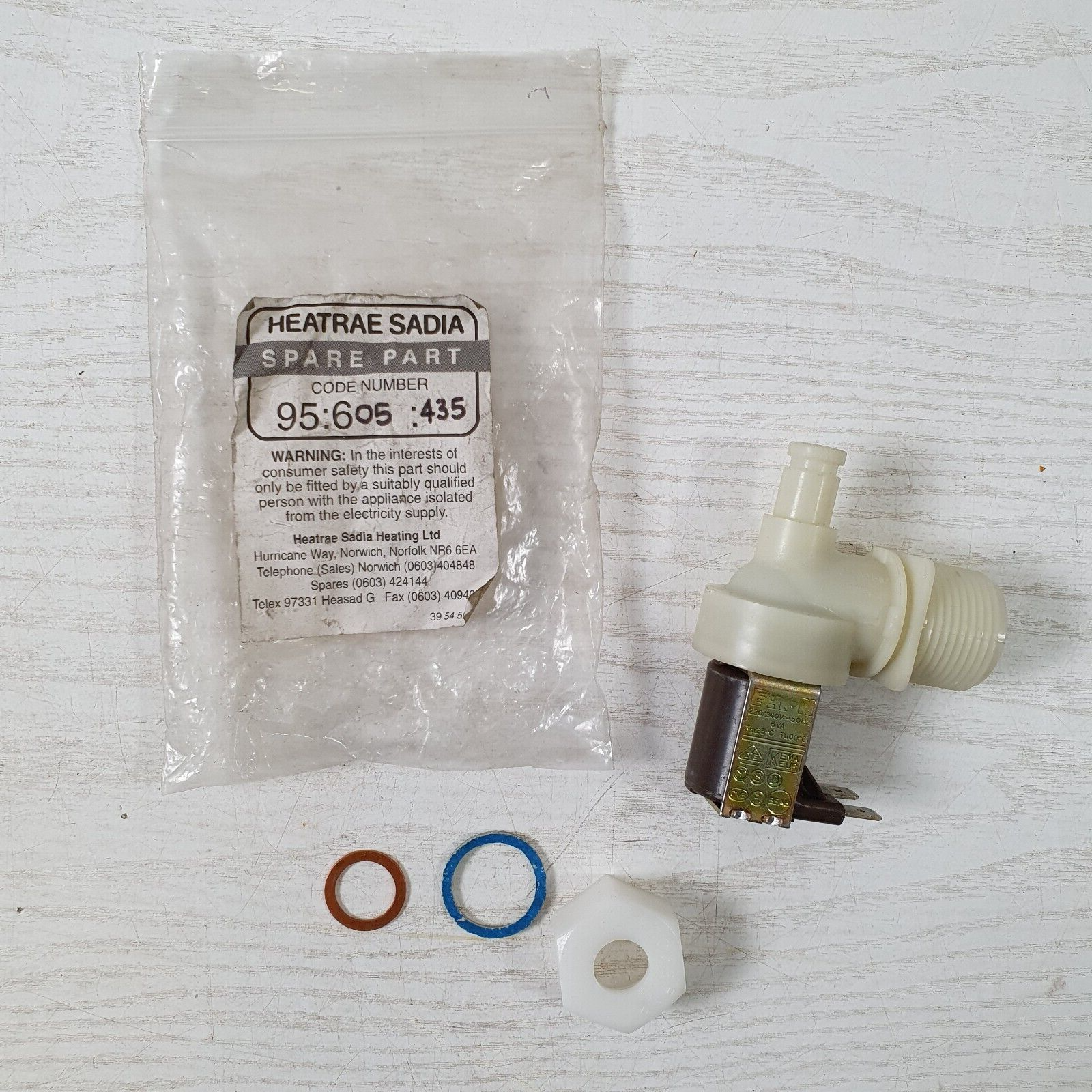 Heatrae Sadia Valve  95:605:435   -  S75
