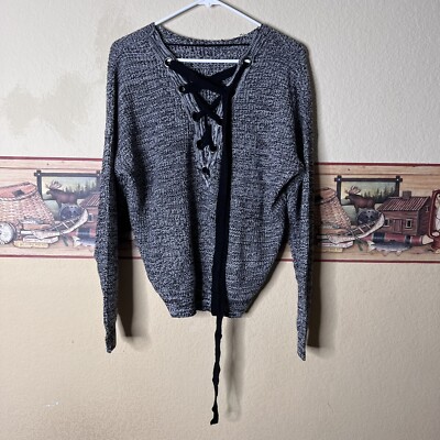 Vero Moda Backstring Blouse Sweater Sz M 