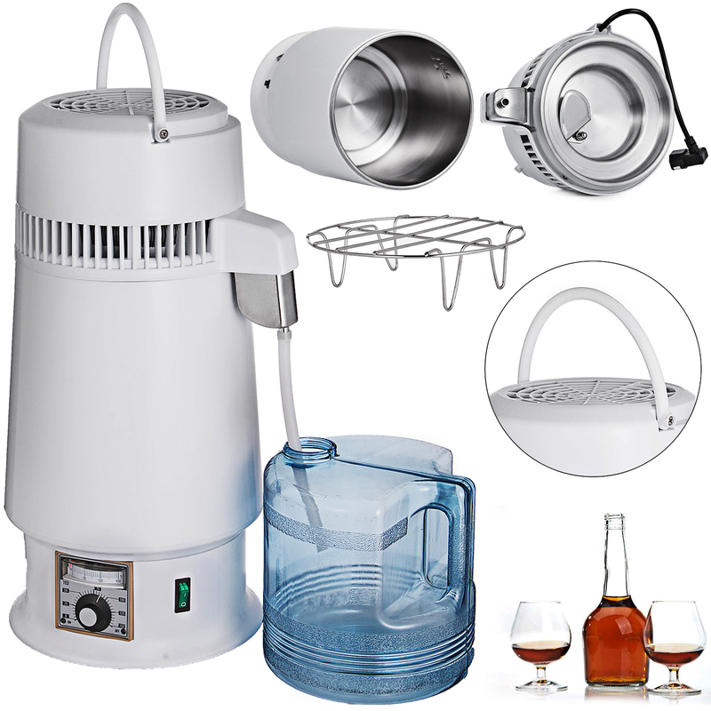 PREMIUM Water Distiller Purifier Pure Drinking Countertop Machine 1 Gallon Home