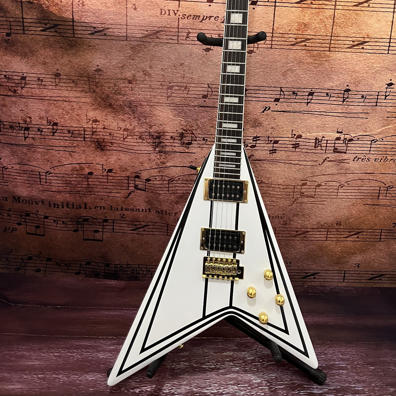 Chinese High-end custom Electric Guitar Randy Rhoads V