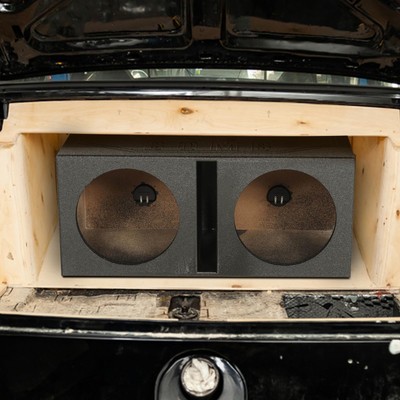 Q Bomb Series 15 Inch Ported Car Subwoofer Sub Box Enclosure with Dual Vented...