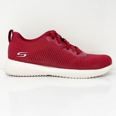 

Skechers Womens Bobs Squad Tough Talk 32504 Red Повседневная обувь Кроссовки Размер 7.5, Красный, Bobs Squad Tough Talk