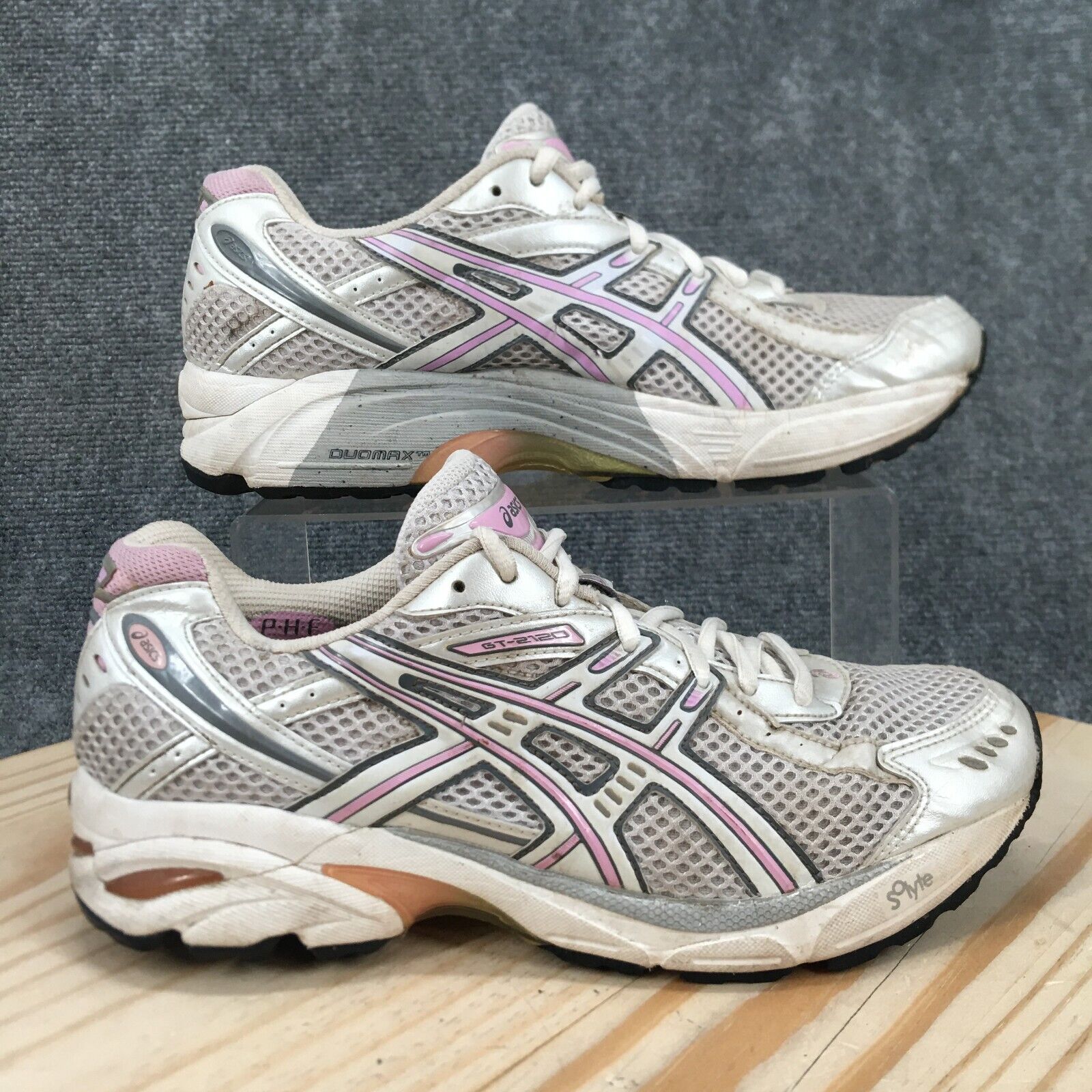 Asics Shoes Womens 10 GT-2120 Running Sneakers White Mesh Asics Shoes Womens 10 GT-2120 Running Sneakers White Mesh