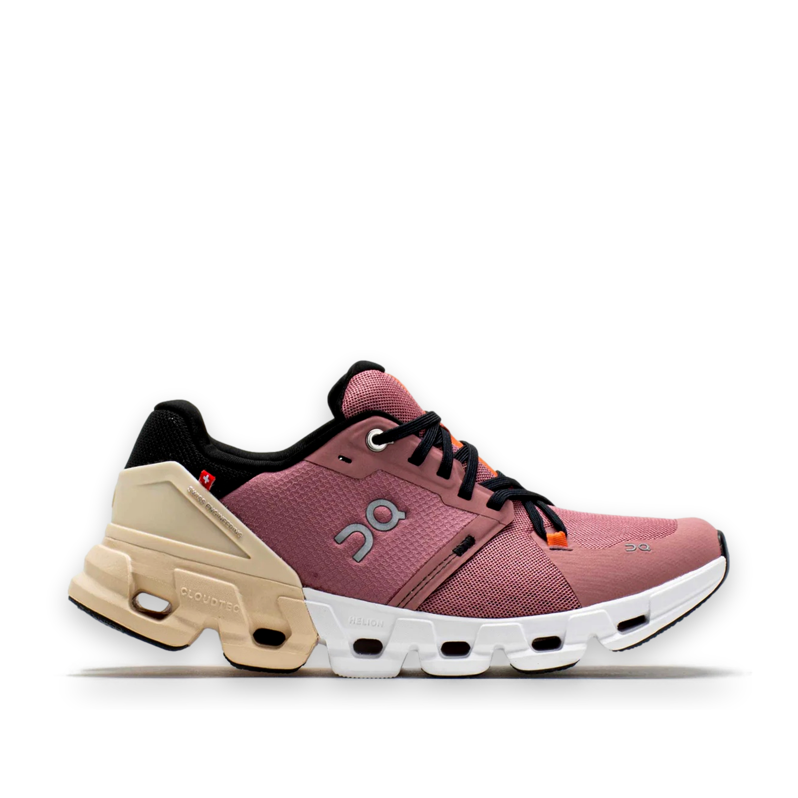 Pre-owned On Cloudflyer 4 Women's Pink Beige Light Running Shoes Sport Sneakers 71.97932
