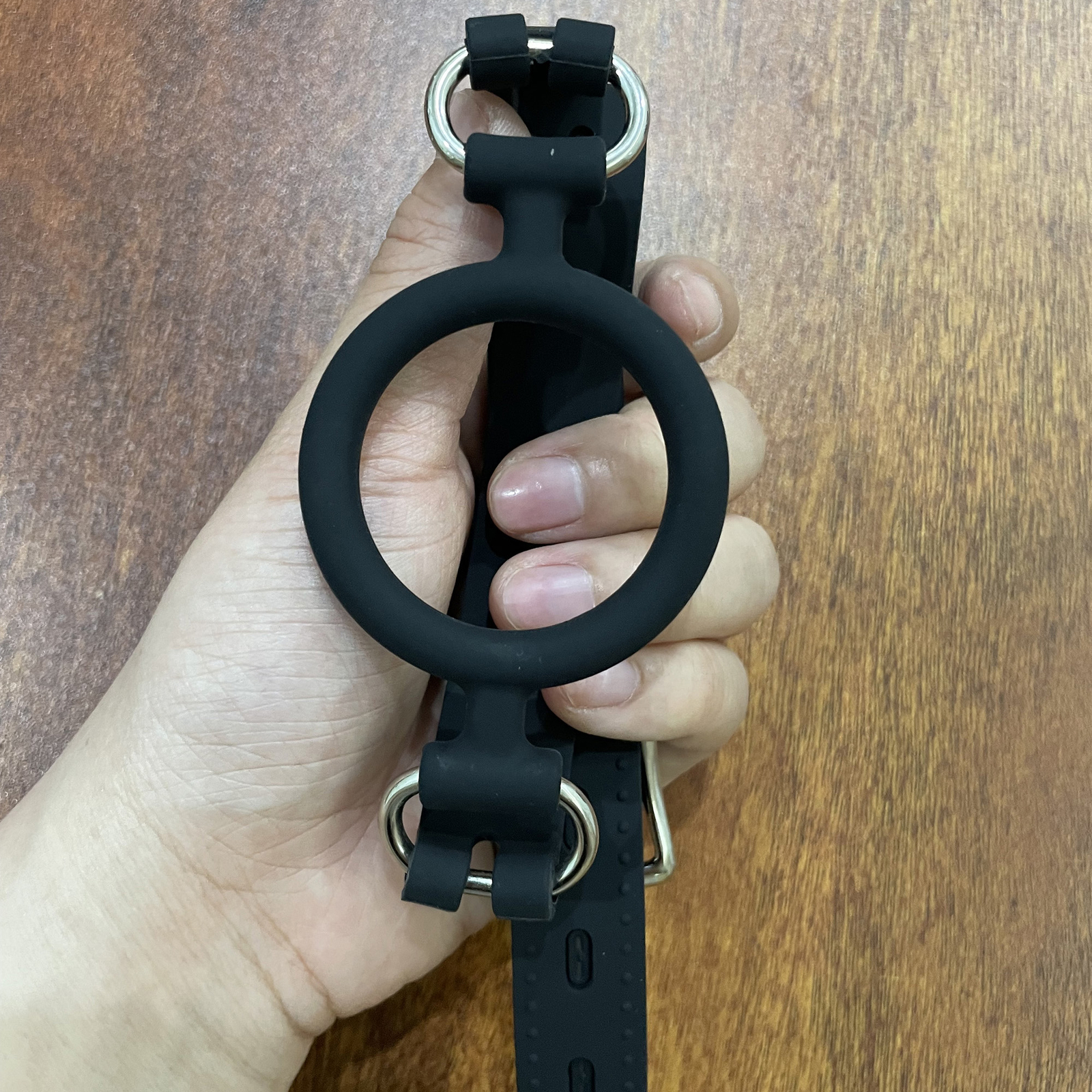 Silicone Open Mouth Gag Bondage Restraints O Ring Gag Plug BDSM Slave Roleplay