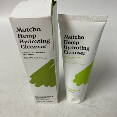 KraveBeauty Matcha Hemp Hydrating Cleanser Daily Gentle Non-Stripping Face Wash
