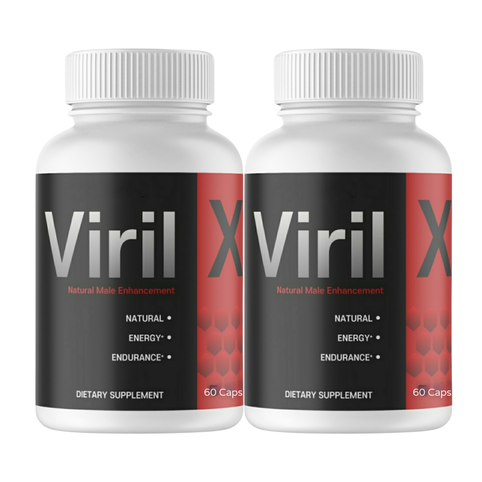 2-Pack Viril X All Natural Formula Dietary Supplement - 120 Capsules
