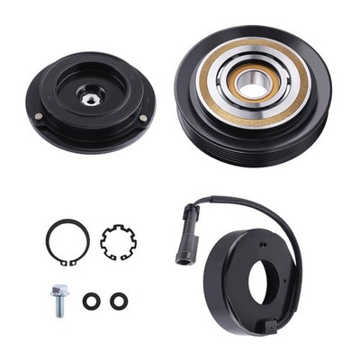 6 Pulley Grooves Compressor Clutch Kit For Hummer  H3  3.7L L5  2006-2010 Metal