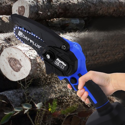 4inch One-Hand Saw Electric Chain Saw Wood Cutter Chainsaw Woodworking Brushless