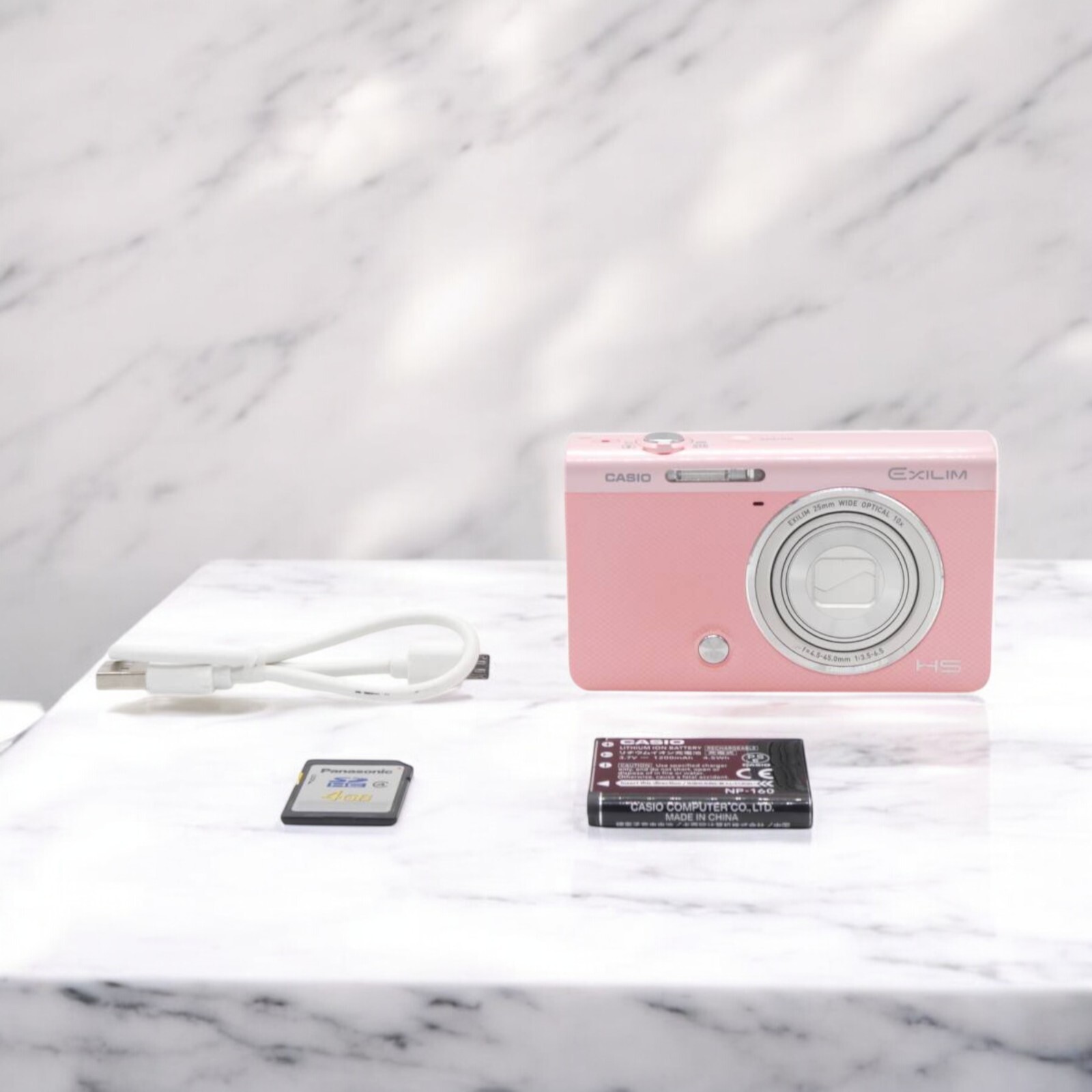 NEAR MINT] CASIO EXILIM HIGH SPEED EX-ZR70 Pink 16.1MP