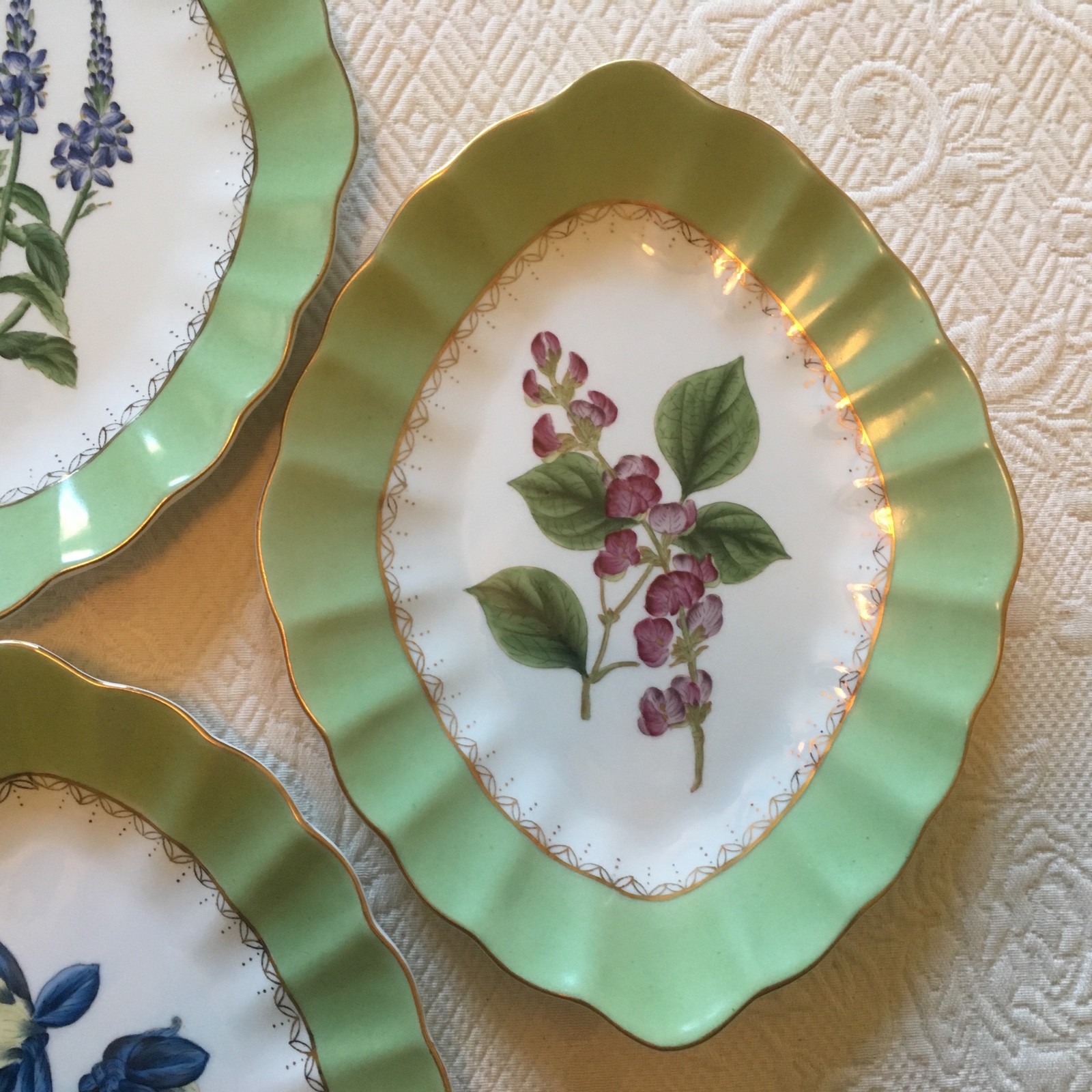 Andrea by Sadek Decorative Floral Flowered Plates