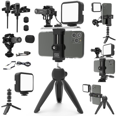 DREAMGRIP SCOUT MOJO 2 Plus Modular Rig Kit with 3 Microphones,LED Light,and ...