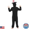 Rabtero Kids Cat in The Hat Costume, Girls Book Character Costume, Boys Dr Seuss Costume, Children Animal Onesie Novelty One-Piece Pajamas, Halloween Christmas Cosplay Costume for Kids 12-14