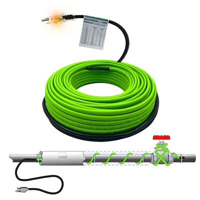 MAXKOSKO Pipe Heat Cable for Water Pipe  Self-Regulating Heat Tape 120V 5W/FT