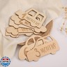 let's make Baby Monthly Milestone Cards | 15 Pcs Wooden Milestone Car Signs from Newborn to 1 Year | Baby Birth Announcement Sign for Baby Shower and Photo Props