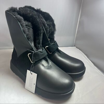 UGG Wisley Waterproof Boots in Black - NIB Size 6.5