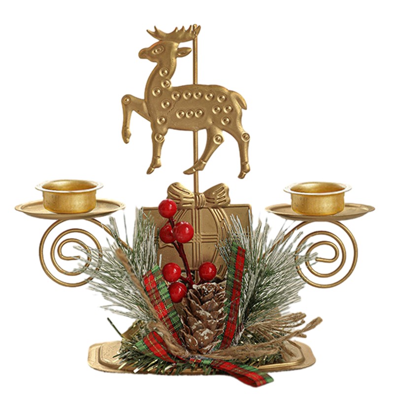 Christmas Candle Holders Decorative Candle Stand Candle Stick Holder Candlestick
