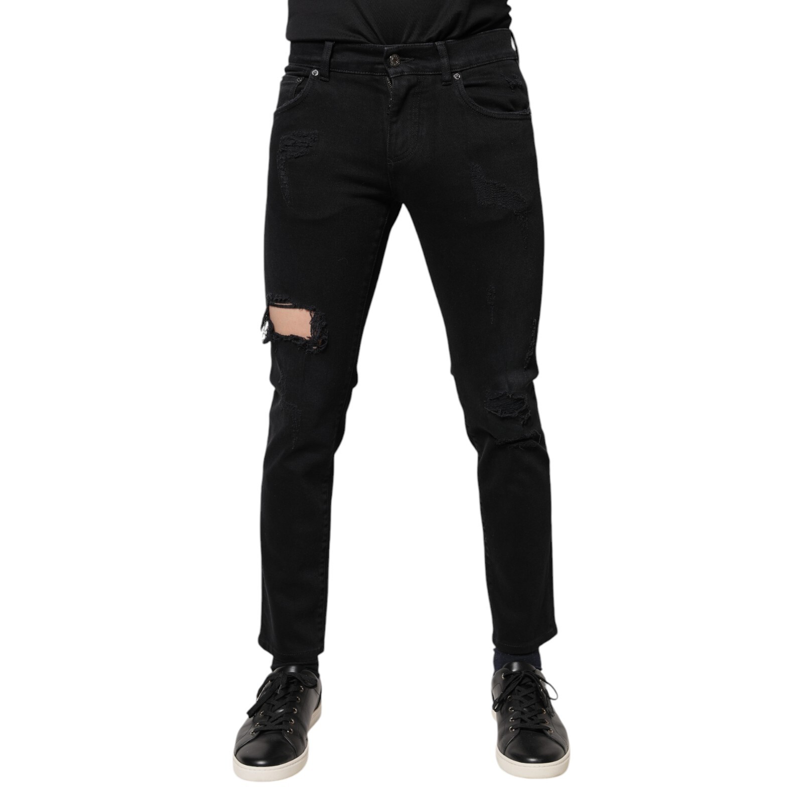 パンツ DOLCE&GABBANA big zip boot cut pants 44 Dolce & Gabbana Ripped Detail Bootcut Jeans | Sendegaro US