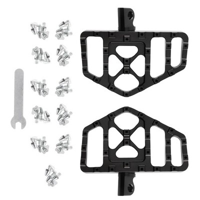 Wide Fat Foot Pegs Floorboards Pedal MX Style For Harley Dyna Sportster 883