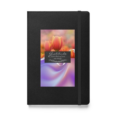 Hardcover bound notebook