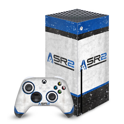 MASS EFFECT 3 BADGES AND LOGOS VINYL SKIN FOR SERIES X CONSOLE & CONTROLLER