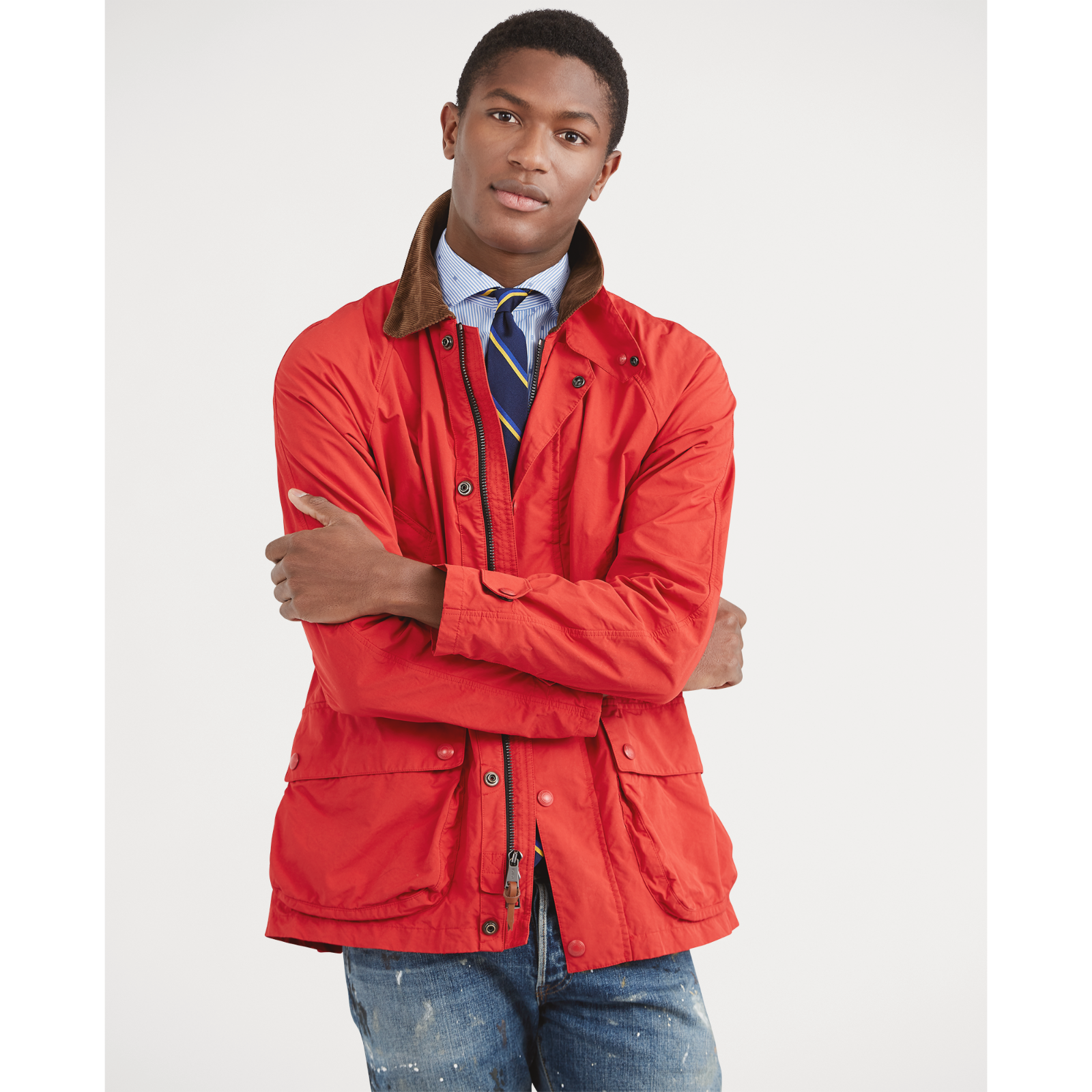 Polo twill top barn coat