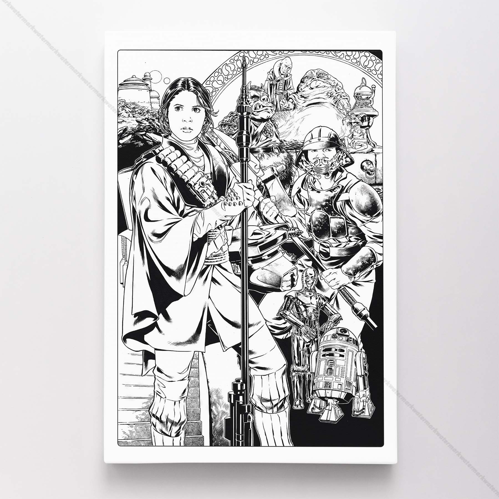 Star Wars Poster Canvas Movie Comic Art Print #67