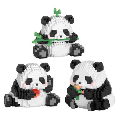 Larcele Micro Building Blocks Animal Set DIY Mini 3D Building Toy Bricks720 P...