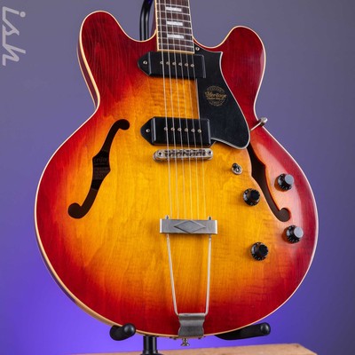 Heritage Custom Core Collection H-530 Electric Guitar Dark Cherry Sunburst Artis