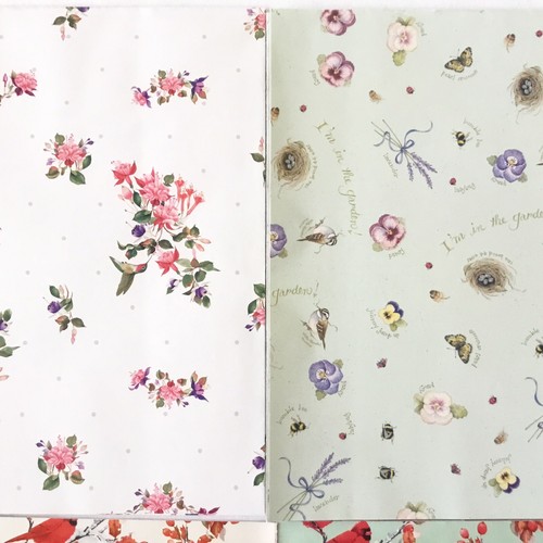 Birds Gift Wrap Wrapping Paper WWF World Wildlife Fund