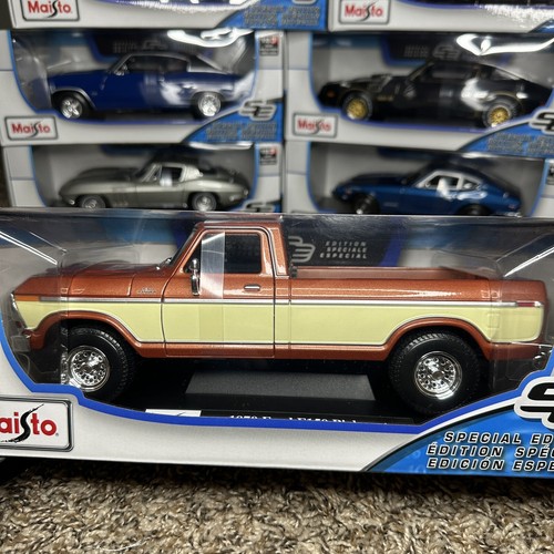1979 Ford F150 Pick-Up Truck Black 1:18 Maisto Exclusive