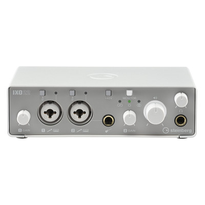 Steinberg IXO22 W 2-In / 2-Out Two-Preamp USB 2.0 Type-C Audio Interface, White