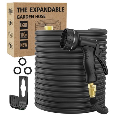 50ft, Expandable Flexible Garden Hose Leak-proof With 40 Layers O...