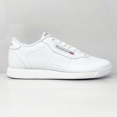 Reebok Womens Classic Princess 1475 Белая повседневная обувь Кроссовки Размер 7.5, Белый, Classic Princess