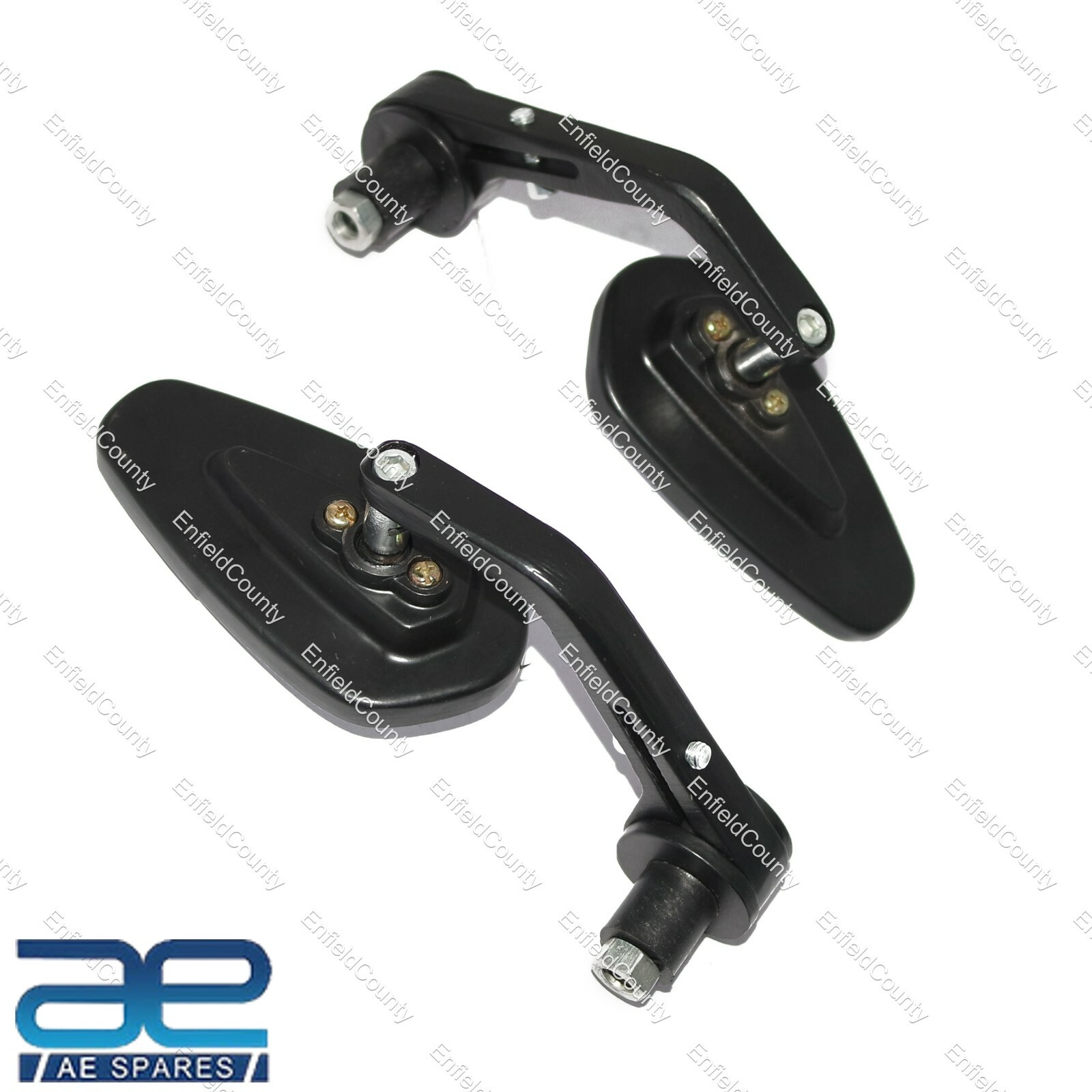 7/8" Handle Bar Mirror For Royal Enfield GT Continental Honda Suzuki Yamaha 