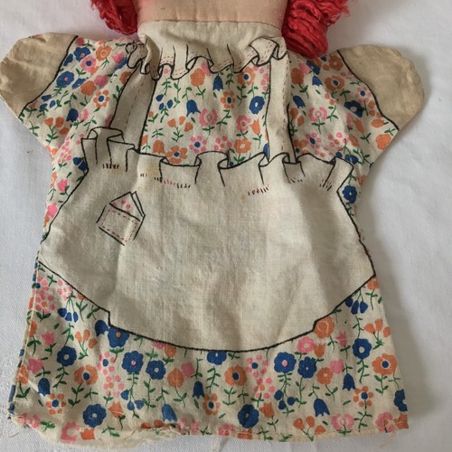 Raggedy Ann Doll Hand Puppet Toy Pretend Play Soft Fabric Kids Easter Gift Idea