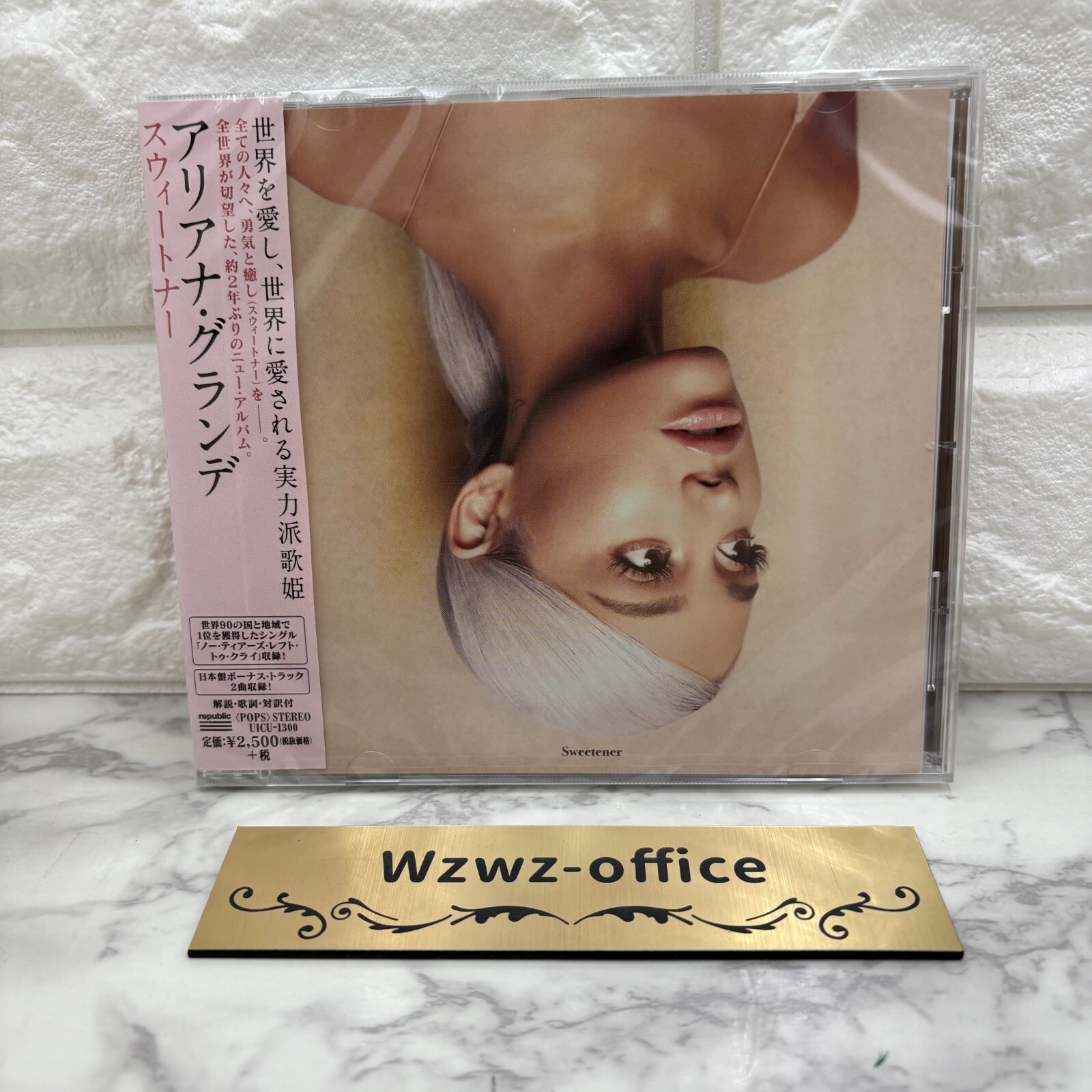 2018 JAPAN CD ARIANA GRANDE SWEETENER W/ BONUS TRACKS FOR