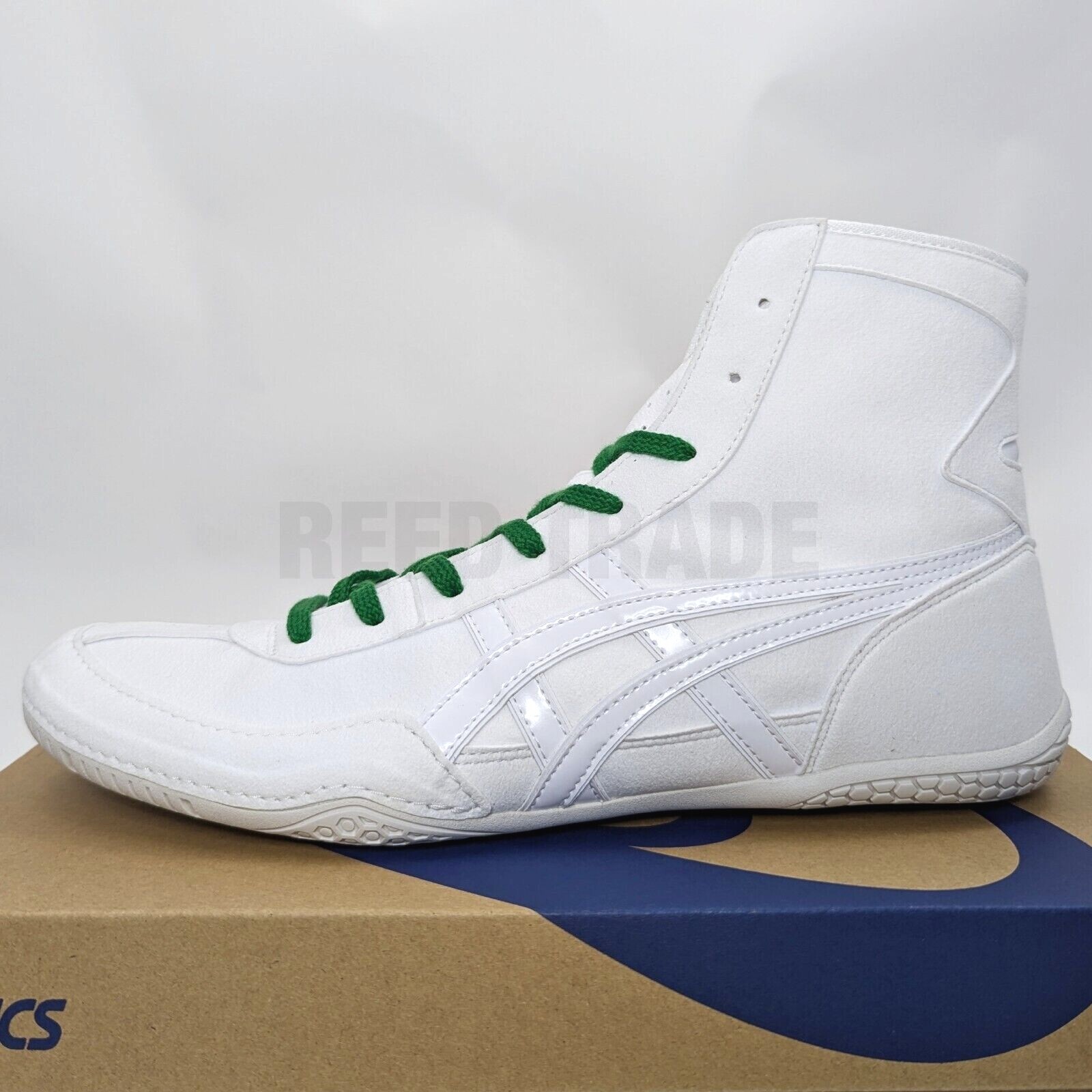ASICS ASICS WRESTLING SHOES 1083A001 WHITE/WHITE LACE:GREEN EX-EO(TWR900) SUCCESSOR