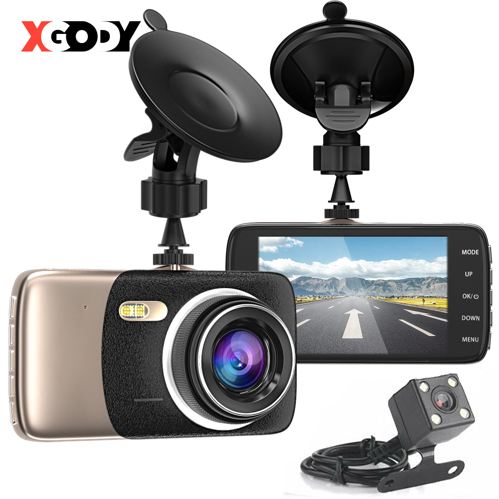 Night Vision G-sensor Front And Rear