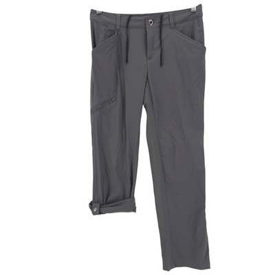 PATAGONIA Women's Gray Quandary Pants Roll Tab Stretch Lightweight Size2