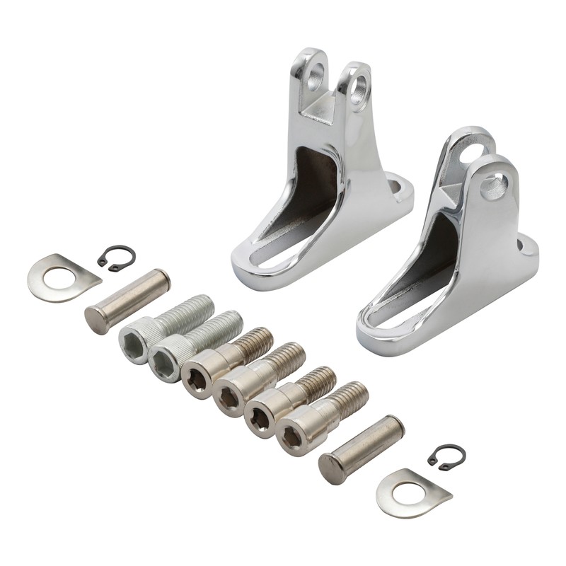 Chrome Passenger Foot Peg Mini Mount Fit For Harley Touring Road Glide 1993-2024