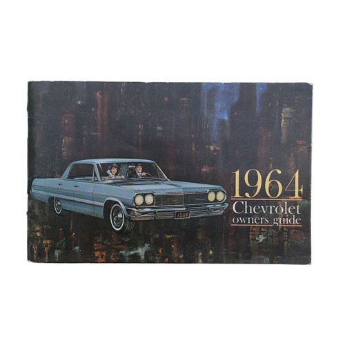 1964 impalaショップマニュアル & アセンブリマニュアル 1964 CHEVROLET IMPALA OWNERS MANUAL - Chevy book literature
